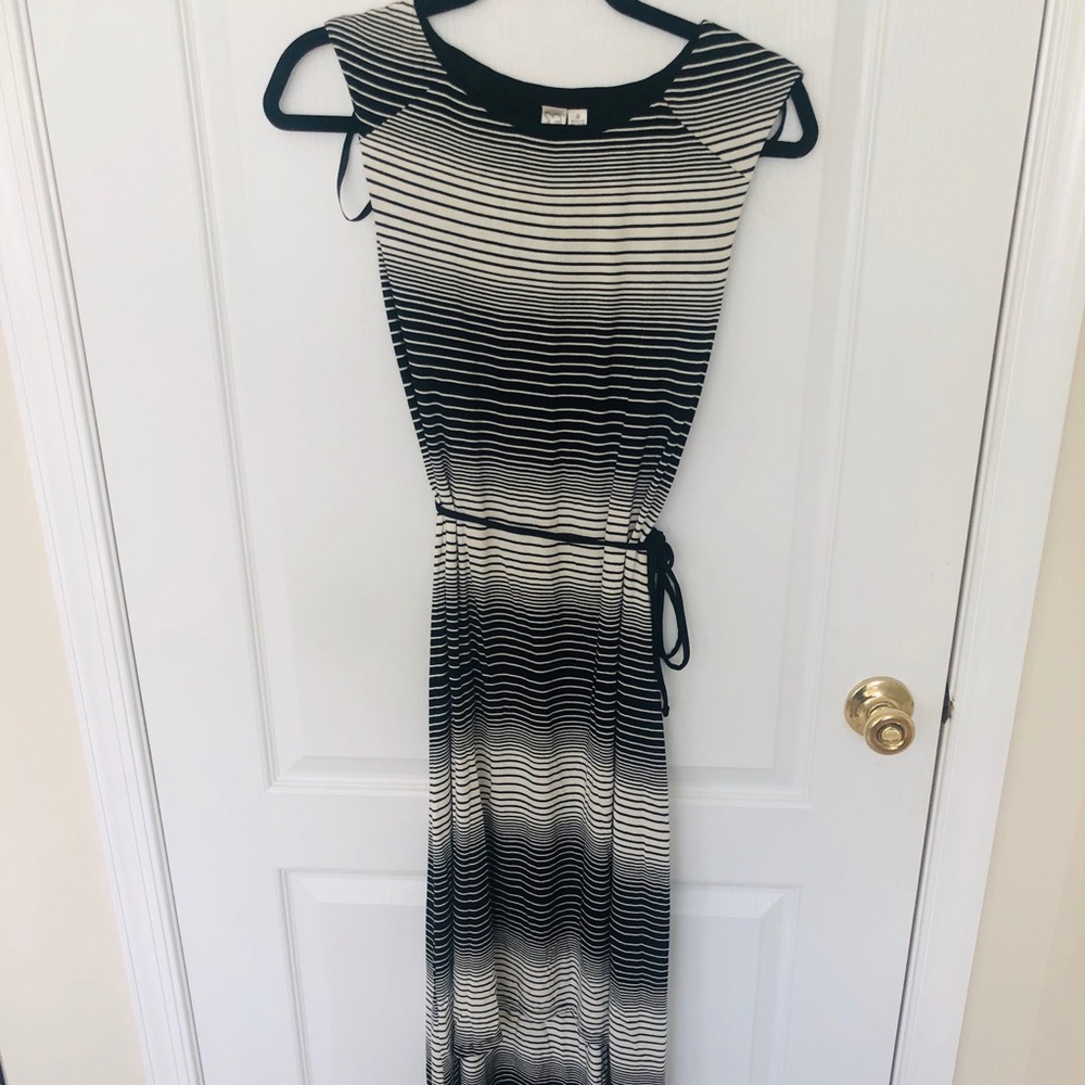 Striped Hi Low Dress